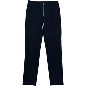 Rag & Bone Rodrigo Black Skinny Ponte Pants Size 4 Zip Front Stretch Dress Pants